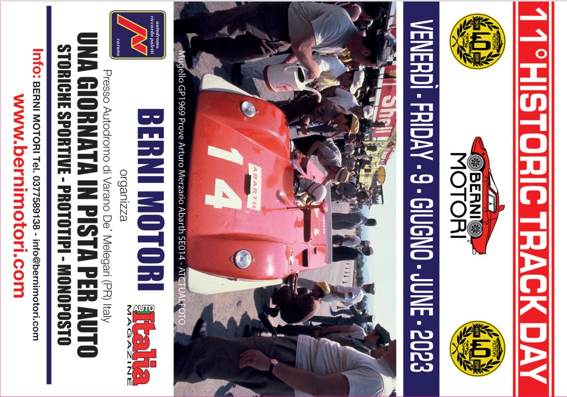 Abarth Historic Track Day 2023 Berni Motori Abarth